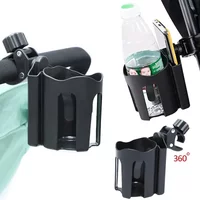 Baby Stroller Water Cup Holder with Mobile Phone Holderbottle 360 Degree Rotation Carbicycle Universal Water Bottle Holder