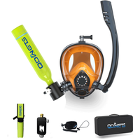 0.5L Mini Scuba Diving Tank 5-10 Minutes Lung Tank with diving mask Snorkel Air Snorkeling Equipment Outdoor Oxygen