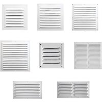 Aluminum Alloy Air Vent Grille Heating Cooling Vents Plate Exhaust Outlet Window Square Vent 200*300mm/200*400mm