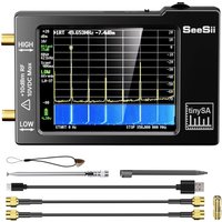 Portable TinySA Spectrum Analyzer Upgraded V0.3.1 Tiny Frequency Analyzer 100kHz to 960MHz MF/HF/VHF UHF Input Signal Generator