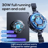 MEMO CX05 Magnetic Back-clip Cooling Fan Radiator 30W High-power 3 Speeds Adjustment PUBG Game Cooler for IPad Tablet Universal