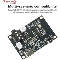 DC 5V 5W Bluetooth Amplifier Board Mono Mini Audio Module Type C Connector Bluetooth Amplifier Board DC 3.7V-5V