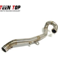 AliExpress TEEN TOP 50mm Motorcycle Escape For KTM450 EXC-F 500 EXC-F Exhaust Elbow Offroad Bike Exhaust Header For Husqvarna FE501 FE450 2017-2019