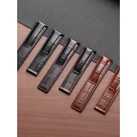 Cowhide Watch Strap for TAG Heuer Calera Monaco Watchband 20mm 22mm 24mm Genuine Leather Bracelet for Omega Seamaster Wristband