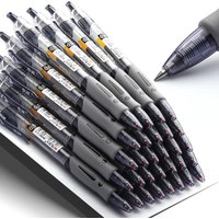 13/30 PCS Retractable Gel Pens Set Black/Blue/Red Pens 0.5mm Liquid Ballpoint Pen Students Stationery School Office Writing Tool