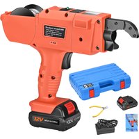 8mm-34mm Automatische Bewehrungsbindemaschine mit 5 Spulen, 12V 4500mAh Elektrische Handgehaltene Bewehrungsbindemaschine, Drahtzange Werkzeugset mit Batterien