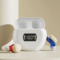 Mini auxiliary listening headphones with in ear noise reduction sound amplifier for amplifying sound