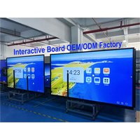 Digital Interactive Board Whiteboard 55 65 85 100 Inch Smart Board Touch Screen Interactive for Teaching/Conference/Advertising