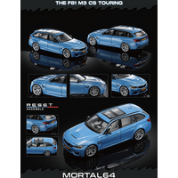 Mortal 1:64 M3 F81 White /Blue Diecast Model Car