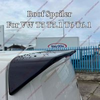 Rear Roof Spoiler For Volkswagen Transporter T5 T5.1 T6 T6.1 Double Door Barn Twin 2003-2024 Glossy Black Tail Wing Lip Bodykit