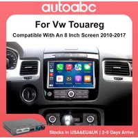 Wireless Carplay Android Auto Car Retrofit Decoder Box For Volkswagen Touareg With 8-inch Screen RNS850 2010-2017 Mirroring