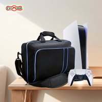 Carrying Case for PS5, Travel Case for PS 5 Protective, Large Capacity Storage Bag Compatible with PS5 Disk/ Digital