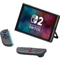 Konsola Nintendo Switch 2 Standard Edition (wtyczka EU) - Czarna. Zawiera Joy-Con 2, stację dokującą, uchwyt i HDMI. Wyposażony w ekran HDR 7,9 cala o rozdzielczości 1080p, 120 klatek na sekundę, 256