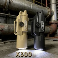 Hochleistungs-Taschenlampe X300Multifunktionslicht Passend für 20-mm-Schiene für Spielzeug Airsoft Guns Jagd CS-Matches
