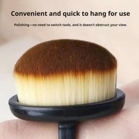 Soft Nail Art Dust Powder Remover Brush For Cleaning Fingernails Beauty Manicure Tools,Ring Nail Dust Brushes Daily Makeup Brush