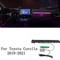 For Toyota Corolla 2019-2022 Decorative Ambient Light LED Car Atmosphere Lamp illuminated Strip 64 Colors Button Control