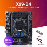 X99 Micro-ATX Motherboard LGA 2011 V3 DDR4 RAM M.2 Wifi/NVME For Xeon E5 V3/V4 CPU