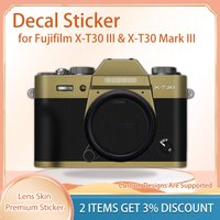 Decal Skin X-T30III Skin Wrap Covered XT303 Protective Film Cover Film for Fujifilm X-T30 III & X-T30 Mark III Camera Skin Decal