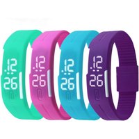 Waterproof Bracelet Wristband Silicone Outdoor Sports Wristwatches LED Touch Wrist Watch Electronic Watch Touch Digital Watch