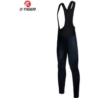 AliExpress X-TIGER Men's cycling pants Winter Thermal MBT Bike Pants Bicycle Tights 5D Gel Pad Keep Warm Bib Pants fleece-lined Trousers