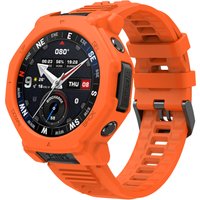 Silicone Case + Band for Amazfit T-Rex3 Pro 48MM Strap Cover Protectors Case for Amazfit T-Rex 3Pro 48MM Bezel Frame