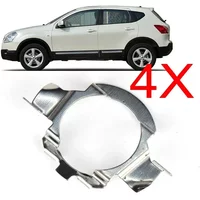 4Pcs For Nissan Qashqai X-Trail H7 Led Headlight Bulb Base Holder Adapter Socket Retainer