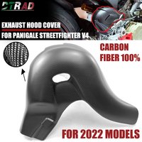 NEW For DUCATI Panigale V4 2022 Exhaust Heatshield Cover Streetfighter V4 Motorcycle Accessories Carbon Fiber Exhaust Protection