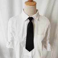 Clip-on Tie Security Ties Children Color Tie Simple Performance School Stage Wedding Tie Party Fit Student Boys Slim Girls Q5O1