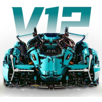 1:14Technical Lambo Super Speed Sport Car Building Blocks Famous Vehicle Racing Car Assemble Bricks Toys For Adult Kids Gifts