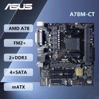ASUS A78M-CT Motherboard M-ATX AMD A78 Chipset FM2+/FM2 DDR3 32GB SATA3 DVI-D VGA for AMD Athlon X4/A series
