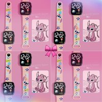 Disney Stitch & Lio Digital Watches Stitch Fashion Cartoon Action Printing Anime LED Type Watches Kids Watch Birthday Gifts Toy8