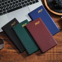 Efficiency Handbook 2027 Planner, 12-Month Hardback Calendar Pocket Book, Textured Cover - Smyth Sewn Binding, Thikened Pages,