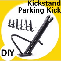 Motorcycle Kickstand Parking Kick Stand Bracket Foot Side Dirt Bike Motorbike Accessories Crutch Holder Universal 14-24cm