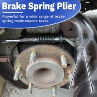 Car Drum Brake Line Shoe Return Spring Plier Remover Removal Repair Hand Tools Brake Shoe Spring Pliers Brake System