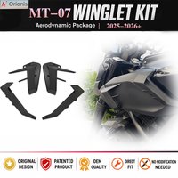 MT07 Downforce Spoiler For FZ-07 MT07 MT-07 2025 2026 Motorcycle Down Winglet Aerodynamic Wing Kit Spoiler