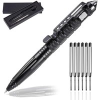 Portable Self-Defense Tactical Pen, Tungsten Steel Military Emergency Glass Breaker Gel Pens, Survival Gear EDC Tools on the Go