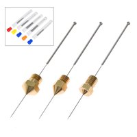 10pcs 3D Printer Tools Stainless Steel Nozzle Cleaning Needles E3D V6 MK8 Nozzle Drills Needle For 3D Printer Ender 3 V2