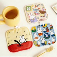 Miffys Rabbit Placemat Tableware Pad Coaster Mug Insulation Pad Table Mat Heat Insulation and Oil-proof Home Dining Plate Mat