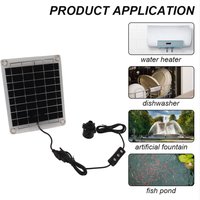 Wireless Water Fountain with Solar Panel and USB Charging for Garden Decoration and Outdoor Use Water Feature