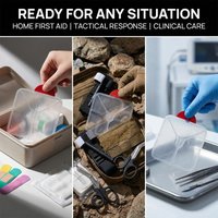 Square Chest Seal Vented Dressing Bandage First Aid Kit Rescue Chest Seal Outdoor Emergency Tool