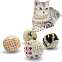 1 Pcs Ball Cat Toy Interactive Cat Toys Play Chewing Rattle Scratch Catch Pet Kitten Cat Exercise Toy Balls(style Random)