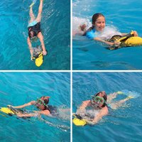Electric Swimming Diving Scooter Easy Assembly for Underwater Sea Booster Water Sports Pool and River