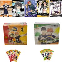ManKa Haikyuu Cards Hinata Shoyo Kageyama Tobio Tsukishima Hotaru Anime Character Collection Cards Toys Gifts