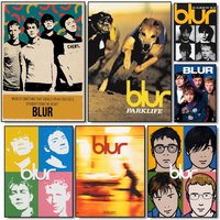 Popular Band B-Blur Poster Modern Minimalist Wall Art Prints for Bedroom Living Room Room Decor Aesthetic Gift