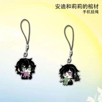 The Coffin of Andy and Leyley Anime KeyChain Women Mobile Phone Lanyard Key Chain for Men Acrylic Car Pendant Japan Girls Gift