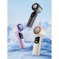 Xiaomi Foldable/Hangable USB Desk Fan Ice Cooling Handheld Fan 100 Speeds Turbo Portable for Outdoor Fast Chill Ice Compress New