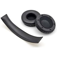 Geeignet für Sol Republic Tracks HD V10 V8 Ohrpolster Kopfhörer-Überzug Kopfbügel-Schaumstoffpolster Leder-Ohrmuscheln
