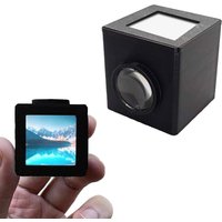 50mm Optical Waist Level Viewfinder 3D Printed Waist-Level Camera Viewfinder (Finished Product Including Housing and Lens)