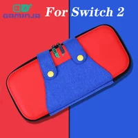 For Switch 2 2025 Case, Protective Case with 10 Game Cartridge Holders, Travel Carrying Storage Pouch GAMINJA