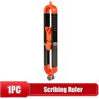 Adjustable Locking Profile Scribing Ruler - Irregular Contour Gauge for Precise Woodworking Measurement Tool